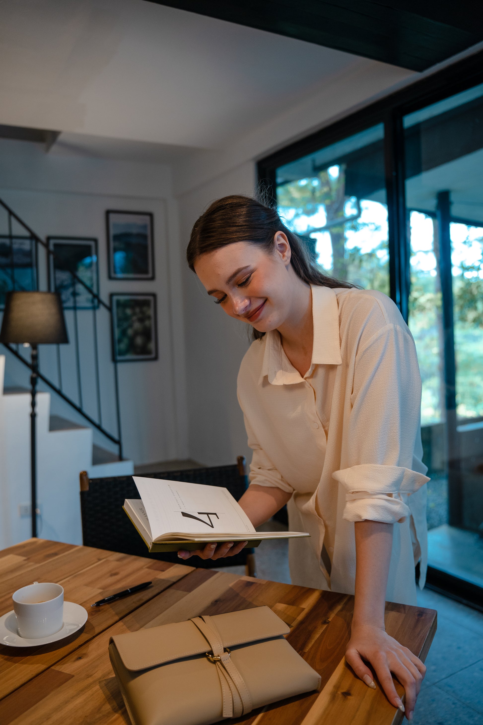 The Cloud Clutch in Taupe