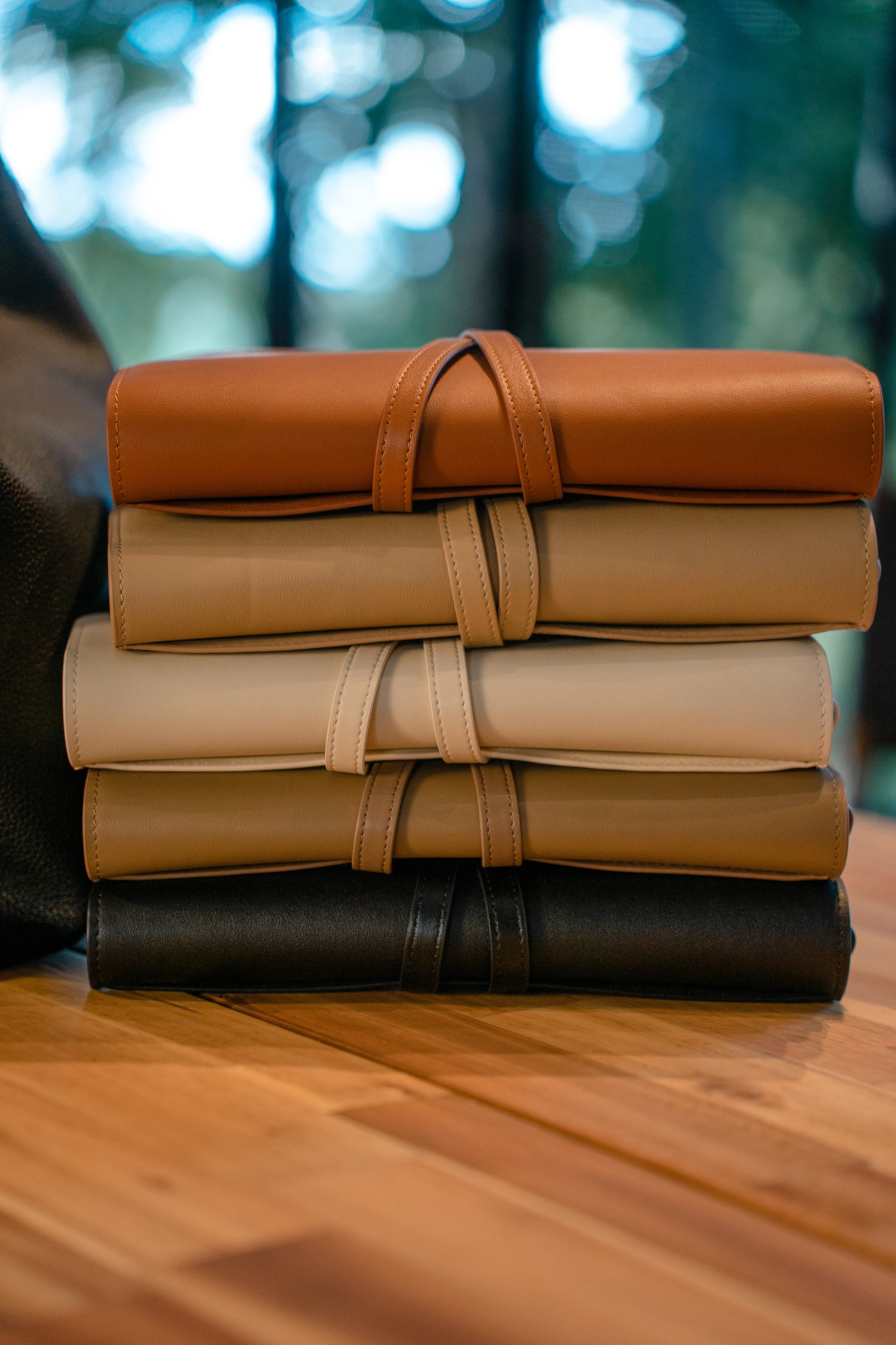 The Cloud Clutch in Greige